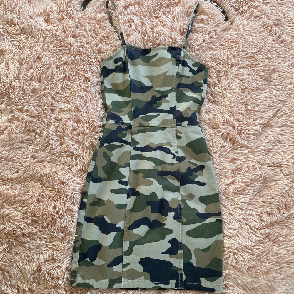 Camo Zip Dress